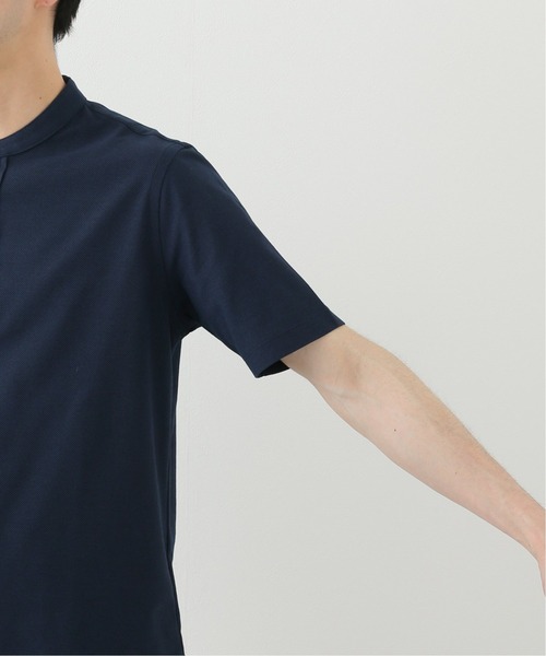 EDIFICE(エディフィス)の「ALBINI バンドカラー ポロシャツ(ポロシャツ・メンズ・ホワイト/ベージュ/ブラウン/ネイビー/ブルー系その他・SMALL/MEDIUM/LARGE/X-LARGE)」の20枚目の写真