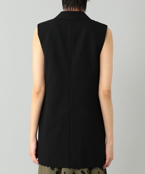 Diagram（ダイアグラム）の「ダブルテーラードジレ（ベスト・レディース・ベージュ/ブラック・36）」の4枚目の写真