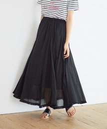 Rewde | インド綿ロングフレアスカート（1R10-8816506）(スカート)