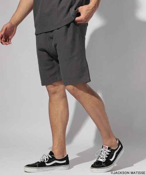 JACKSON MATISSE（ジャクソンマティス）の「【JACKSON MATISSE（ジャクソンマティス）×BAYFLOW】インレイショートパンツ（その他パンツ・メンズ・オレンジ系その他2/ブラック/ホワイト/グレー・MEDIUM/LARGE）」の2枚目の写真