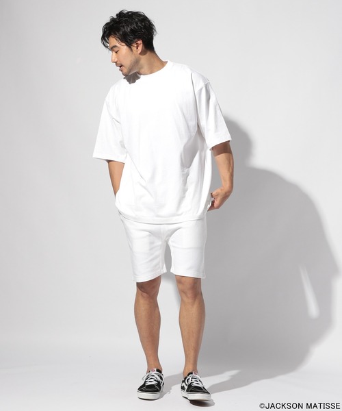 JACKSON MATISSE（ジャクソンマティス）の「【JACKSON MATISSE（ジャクソンマティス）×BAYFLOW】インレイショートパンツ（その他パンツ・メンズ・オレンジ系その他2/ブラック/ホワイト/グレー・MEDIUM/LARGE）」の5枚目の写真