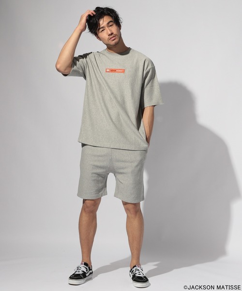 JACKSON MATISSE（ジャクソンマティス）の「【JACKSON MATISSE（ジャクソンマティス）×BAYFLOW】インレイショートパンツ（その他パンツ・メンズ・オレンジ系その他2/ブラック/ホワイト/グレー・MEDIUM/LARGE）」の7枚目の写真