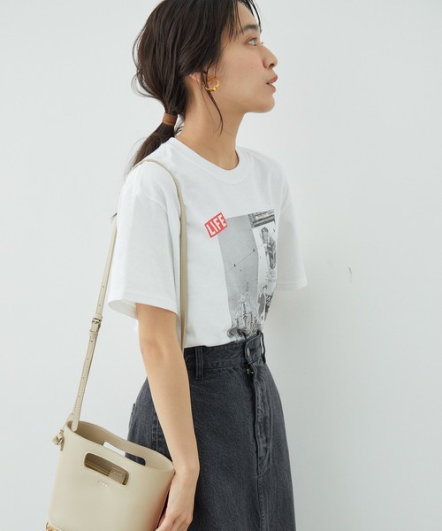 GOOD ROCK SPEED(グッドロックスピード)の「【GOOD ROCK SPEED】LIFE フォトT(MILAN 1947)(Tシャツ/カットソー・レディース・ホワイト・FREE)」の4枚目の写真