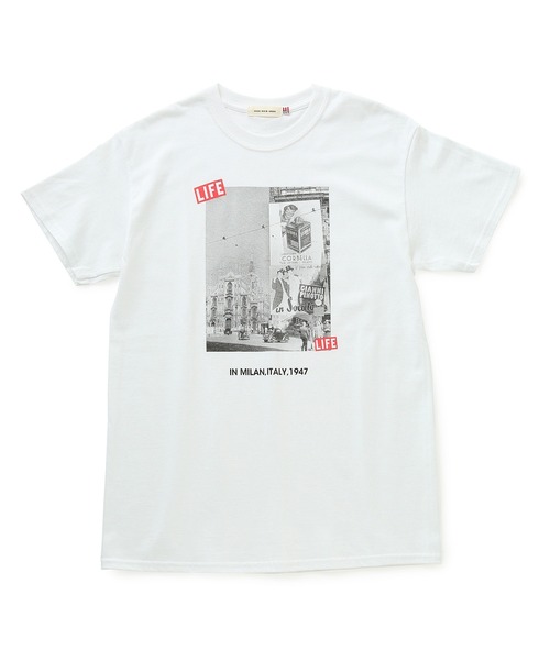 GOOD ROCK SPEED(グッドロックスピード)の「【GOOD ROCK SPEED】LIFE フォトT(MILAN 1947)(Tシャツ/カットソー・レディース・ホワイト・FREE)」の8枚目の写真