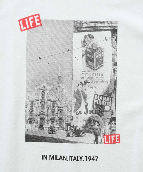 GOOD ROCK SPEED(グッドロックスピード)の「【GOOD ROCK SPEED】LIFE フォトT(MILAN 1947)(Tシャツ/カットソー・レディース・ホワイト・FREE)」の13枚目の写真
