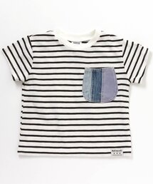 BREEZE | 切替デニムポケットTシャツ(Tシャツ/カットソー)