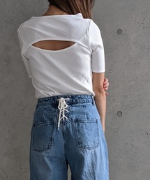 Per sist ence/パーシエンス テレコ バックオープンTシャツ