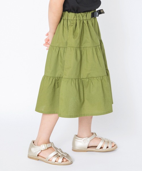 RADCHAP(ラッドチャップ)の「【RADCHAPプチプラ】ティアードドッキングワンピース(ワンピース・キッズ・ブラック/オフホワイト・110cm/120cm/100cm/150cm/90cm/140cm/130cm)」の7枚目の写真