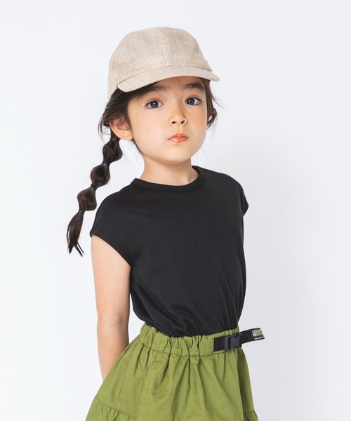 RADCHAP(ラッドチャップ)の「【RADCHAPプチプラ】ティアードドッキングワンピース(ワンピース・キッズ・ブラック/オフホワイト・110cm/120cm/100cm/150cm/90cm/140cm/130cm)」の6枚目の写真