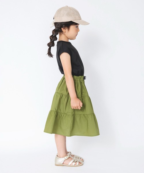 RADCHAP(ラッドチャップ)の「【RADCHAPプチプラ】ティアードドッキングワンピース(ワンピース・キッズ・ブラック/オフホワイト・110cm/120cm/100cm/150cm/90cm/140cm/130cm)」の11枚目の写真