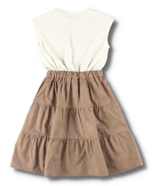 RADCHAP(ラッドチャップ)の「【RADCHAPプチプラ】ティアードドッキングワンピース(ワンピース・キッズ・ブラック/オフホワイト・110cm/120cm/100cm/150cm/90cm/140cm/130cm)」の13枚目の写真