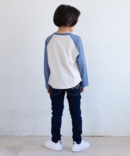 JAM & LINK（ジャムアンドリンク）の「SNOOPY/スヌーピー ラグランTシャツ（Tシャツ/カットソー・キッズ・ホワイト×グリーン/ホワイト×ブルー/ホワイト×ブラック/ホワイト系その他/ホワイト系その他2/ホワイト系その他3/ホワイト系その他4/ホワイト系その他5/ホワイト系その他6/ホワイト系その他7・120cm/100cm/130cm/90cm/110cm/140cm/80ｃｍ/150cm）」の17枚目の写真