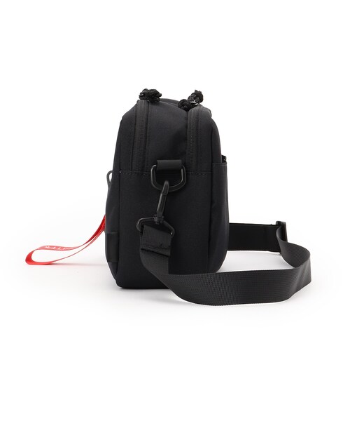 CORDURA(コーデュラ)の「◆8ポケット CORDURA(R)コーデュラ・リサイクルヘザー ロゴ刺繍スクエアショルダー(ショルダーバッグ・レディース・ダークグレー/ブラック/ブラック系・99)」の6枚目の写真