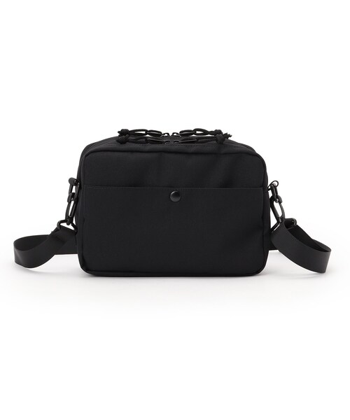 CORDURA(コーデュラ)の「◆8ポケット CORDURA(R)コーデュラ・リサイクルヘザー ロゴ刺繍スクエアショルダー(ショルダーバッグ・レディース・ダークグレー/ブラック/ブラック系・99)」の7枚目の写真