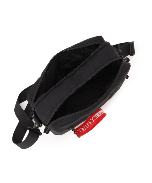 CORDURA(コーデュラ)の「◆8ポケット CORDURA(R)コーデュラ・リサイクルヘザー ロゴ刺繍スクエアショルダー(ショルダーバッグ・レディース・ダークグレー/ブラック/ブラック系・99)」の9枚目の写真