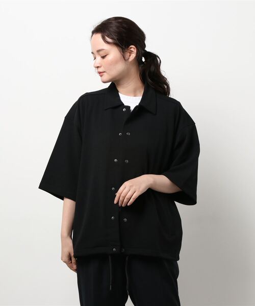improves(インプローブス)の「カットジョーゼット 半袖 コーチジャケット シャツ セットアップ対応(その他アウター・メンズ・ブラック/ベージュ/ネイビー/グレー/ブルー・MEDIUM/LARGE/X-LARGE)」の21枚目の写真