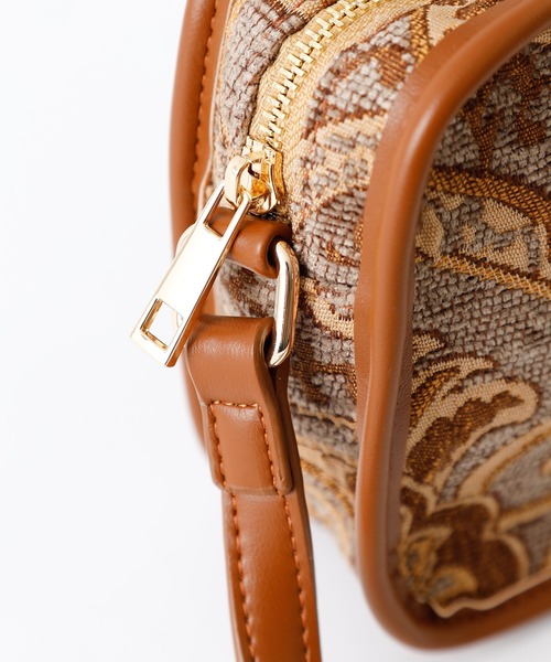 COLONY 2139（コロニートゥーワンスリーナイン）の「ジャガードスクエアショルダーバッグ（ショルダーバッグ・レディース・ブラック/ブラウン/ゼブラ/レオパード・FREE）」の14枚目の写真