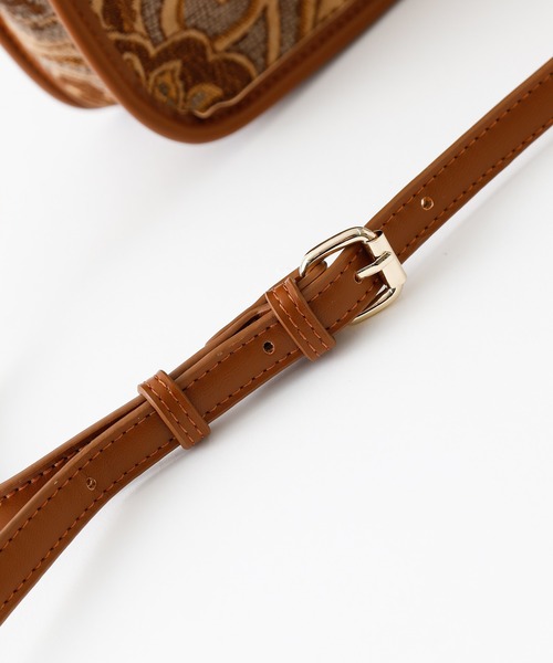 COLONY 2139（コロニートゥーワンスリーナイン）の「ジャガードスクエアショルダーバッグ（ショルダーバッグ・レディース・ブラック/ブラウン/ゼブラ/レオパード・FREE）」の15枚目の写真