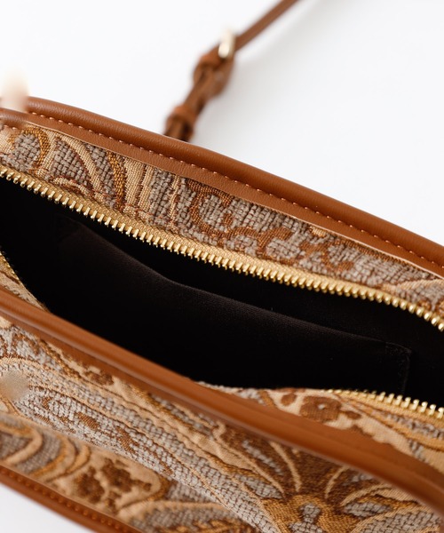 COLONY 2139（コロニートゥーワンスリーナイン）の「ジャガードスクエアショルダーバッグ（ショルダーバッグ・レディース・ブラック/ブラウン/ゼブラ/レオパード・FREE）」の16枚目の写真