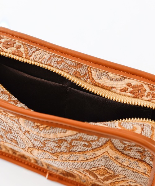 COLONY 2139（コロニートゥーワンスリーナイン）の「ジャガードスクエアショルダーバッグ（ショルダーバッグ・レディース・ブラック/ブラウン/ゼブラ/レオパード・FREE）」の17枚目の写真