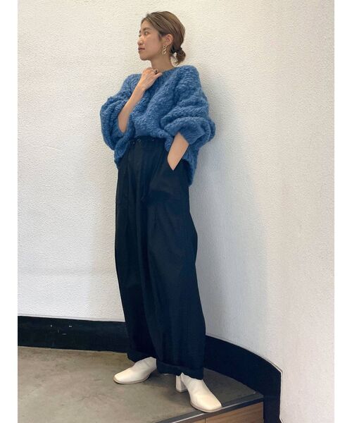 Ungrid（アングリッド）の「ビッグシルエットミリタリーパンツ（その他パンツ・レディース・ブラック/カーキ・SMALL/MEDIUM）」の16枚目の写真