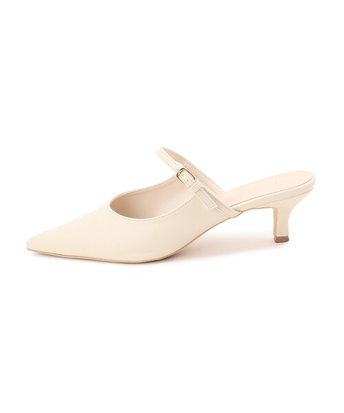 index（インデックス）の「◆ポインテッドストラップミュール（サンダル・レディース・パープル/オフホワイト・02/03）」の4枚目の写真