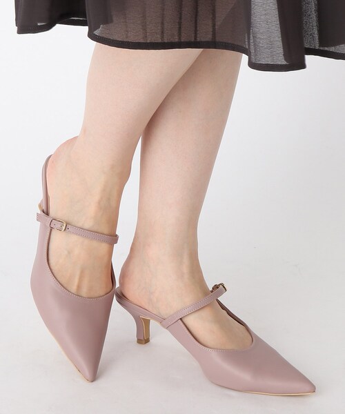 index（インデックス）の「◆ポインテッドストラップミュール（サンダル・レディース・パープル/オフホワイト・02/03）」の9枚目の写真