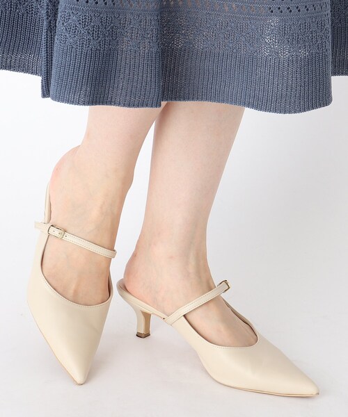 index（インデックス）の「◆ポインテッドストラップミュール（サンダル・レディース・パープル/オフホワイト・02/03）」の11枚目の写真