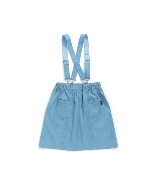 JENNI love(ジェニィラブ)の「サス付きフレアデニムスカート(デニムスカート・キッズ・サックスブルー/ブルー・140cm/130cm/150cm/160cm)」の12枚目の写真