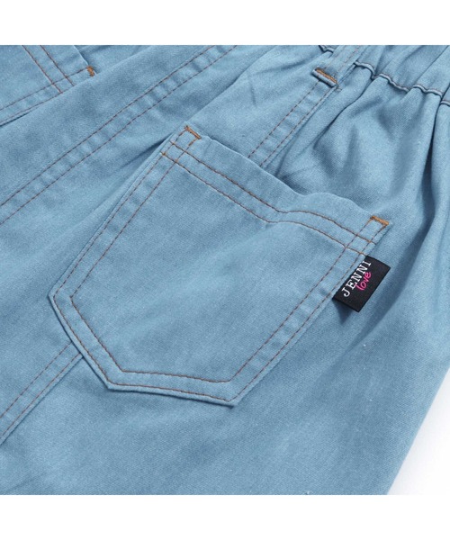 JENNI love(ジェニィラブ)の「サス付きフレアデニムスカート(デニムスカート・キッズ・サックスブルー/ブルー・140cm/130cm/150cm/160cm)」の6枚目の写真