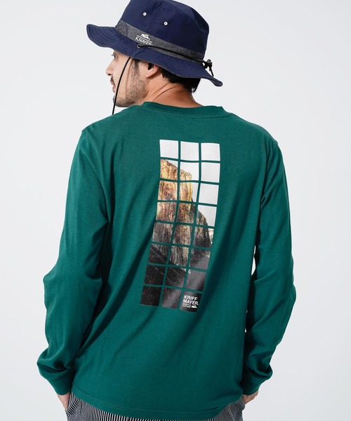 KRIFF MAYER（クリフメイヤー）の「抗菌ロゴポケロンTEE(キャピタン)（Tシャツ/カットソー・メンズ・マスタード/グリーン/オフホワイト/グレー/レンガ/チャコール・MEDIUM/LARGE/X-LARGE/SMALL）」の5枚目の写真