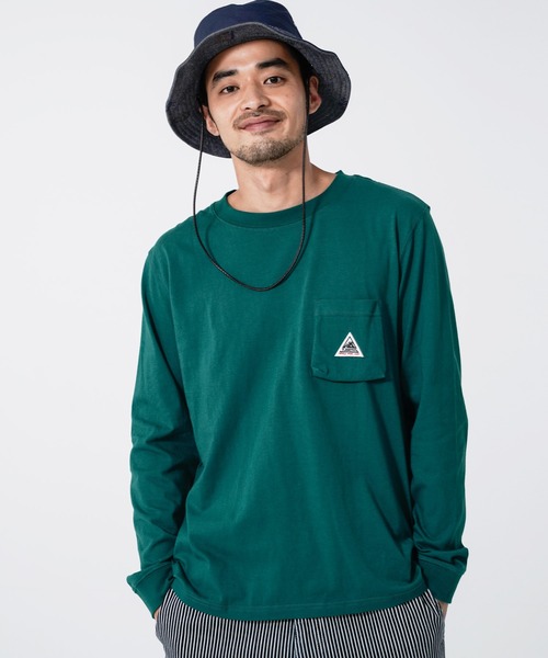 KRIFF MAYER（クリフメイヤー）の「抗菌ロゴポケロンTEE(キャピタン)（Tシャツ/カットソー・メンズ・マスタード/グリーン/オフホワイト/グレー/レンガ/チャコール・MEDIUM/LARGE/X-LARGE/SMALL）」の22枚目の写真