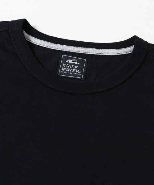 KRIFF MAYER（クリフメイヤー）の「抗菌ロゴポケロンTEE(キャピタン)（Tシャツ/カットソー・メンズ・マスタード/グリーン/オフホワイト/グレー/レンガ/チャコール・MEDIUM/LARGE/X-LARGE/SMALL）」の18枚目の写真