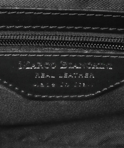 MARCO BIANCHINI(マルコビアンチーニ)の「MARCO BIANCHINI スクエアワイドショルダーバッグ(ショルダーバッグ・レディース・ブラック/グレー系その他/キャメル・ONE)」の15枚目の写真