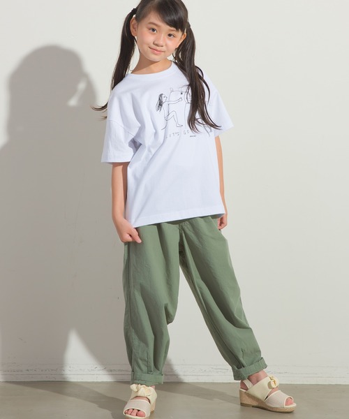 OMNES(オムネス)の「キッズ ダンプサーカスパンツ(その他パンツ・キッズ・チェック/ワンウォッシュ/ブラック/アイボリー/ベージュ/グリーン系その他/ネイビー/キナリ/カーキ/インディゴブルー/グレー・100/120/140/130/110)」の7枚目の写真