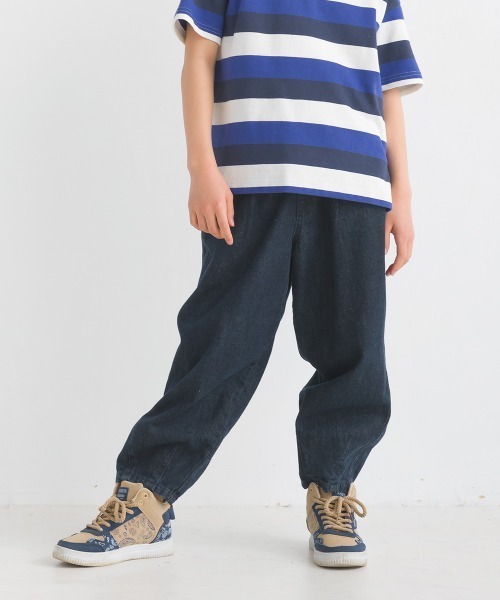 OMNES(オムネス)の「キッズ ダンプサーカスパンツ(その他パンツ・キッズ・チェック/ワンウォッシュ/ブラック/アイボリー/ベージュ/グリーン系その他/ネイビー/キナリ/カーキ/インディゴブルー/グレー・100/120/140/130/110)」の8枚目の写真