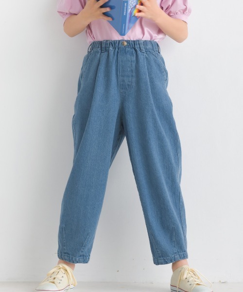 OMNES(オムネス)の「キッズ ダンプサーカスパンツ(その他パンツ・キッズ・チェック/ワンウォッシュ/ブラック/アイボリー/ベージュ/グリーン系その他/ネイビー/キナリ/カーキ/インディゴブルー/グレー・100/120/140/130/110)」の9枚目の写真