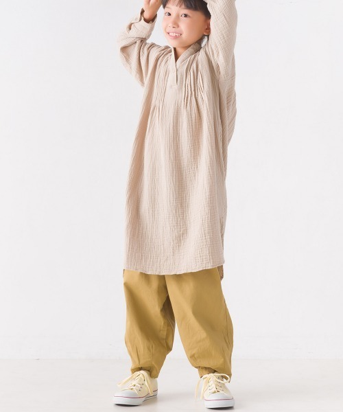 OMNES(オムネス)の「キッズ ダンプサーカスパンツ(その他パンツ・キッズ・チェック/ワンウォッシュ/ブラック/アイボリー/ベージュ/グリーン系その他/ネイビー/キナリ/カーキ/インディゴブルー/グレー・100/120/140/130/110)」の21枚目の写真