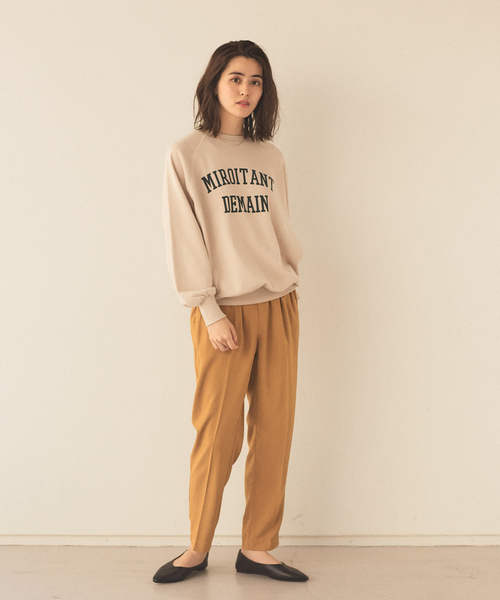 abahouse mavie(アバハウスマヴィ)の「ecru ストレッチツイルパンツ(その他パンツ・レディース・ブラック/ベージュ/アイボリー/カーキ/マスタード・38/36)」の10枚目の写真