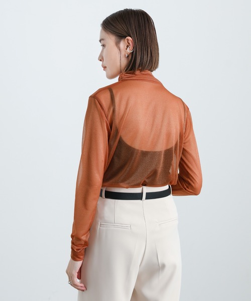 商談中　⑥トップス 楽天市場】【クーポン利用で50％OFF】2WAYシフォンブラウス