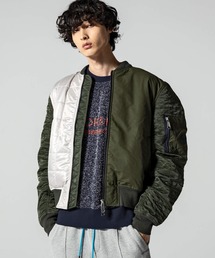 VIKTOR&ROLF(ヴィクター＆ロルフ)バイカラーキルティングブルゾン/V&R MISTER MISTER JACKET