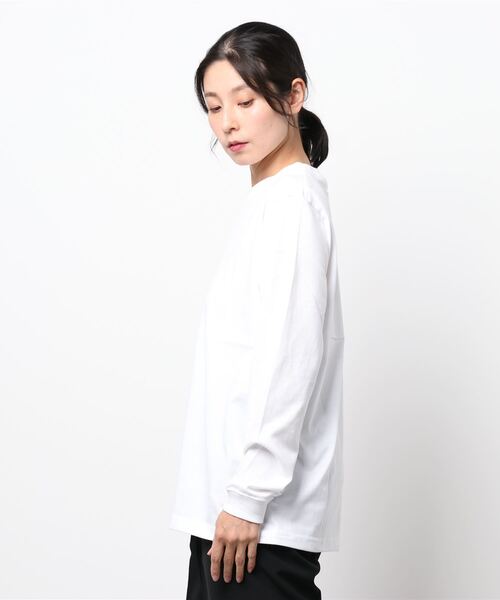 CLEARIMPRESSION （クリアインプレッション）の「5.6オンス ロングスリーブＴシャツ（Tシャツ/カットソー・レディース・ベージュ/オフホワイト/ダークブラウン/パープル・フリー）」の11枚目の写真