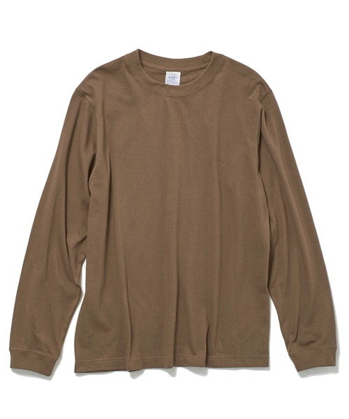 CLEARIMPRESSION （クリアインプレッション）の「5.6オンス ロングスリーブＴシャツ（Tシャツ/カットソー・レディース・ベージュ/オフホワイト/ダークブラウン/パープル・フリー）」の3枚目の写真