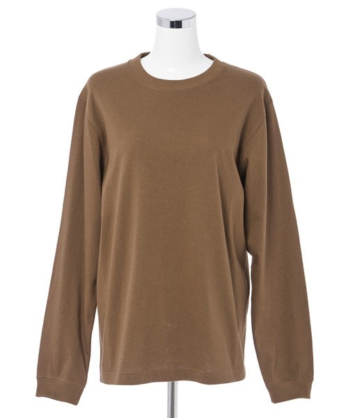 CLEARIMPRESSION （クリアインプレッション）の「5.6オンス ロングスリーブＴシャツ（Tシャツ/カットソー・レディース・ベージュ/オフホワイト/ダークブラウン/パープル・フリー）」の7枚目の写真
