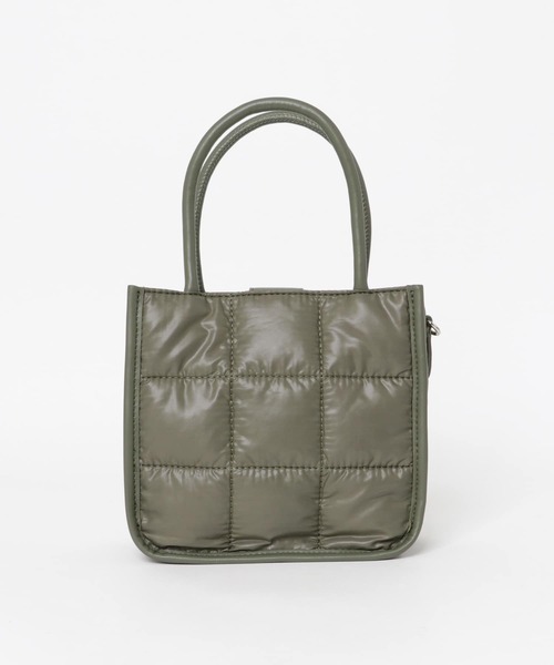 ITEMS URBANRESEARCH（アイテムズ アーバンリサーチ）の「キルティングバッグ（ショルダーバッグ・レディース・オリーブ/ブラック・-）」の10枚目の写真