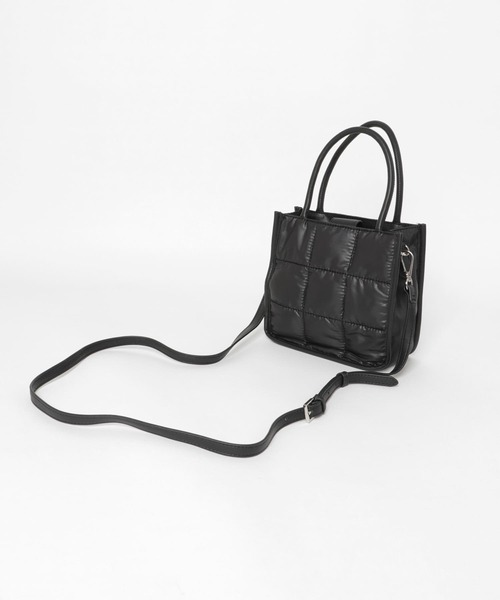 ITEMS URBANRESEARCH（アイテムズ アーバンリサーチ）の「キルティングバッグ（ショルダーバッグ・レディース・オリーブ/ブラック・-）」の12枚目の写真