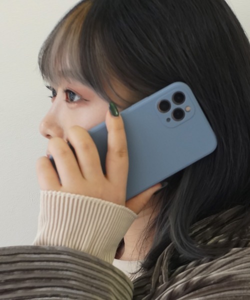 ammy.（エイミードット）の「【 ammy. / エイミードット 】 パステルカラー ＆ ダスティーカラー シンプル ソフト マット iPhone ケース  ( iPhone 7 / 8 / SE / 11 / 11Pro / 12 / 12mini / 13 / 13Pro / 14 / 14pro 対応)（スマホケース/カバー・レディース・パープル/ピンク/アイボリー/ライトグレー/ライトグリーン/ブルー/ブラック/ネイビー/グレイッシュブルー/ボルドー/ベージュ/モスグリーン・C/D/E/F/A/B/G/H/I/K/J/N）」の10枚目の写真