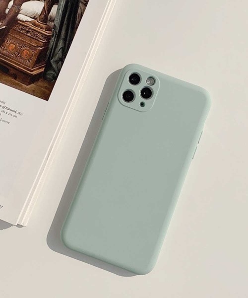 ammy.（エイミードット）の「【 ammy. / エイミードット 】 パステルカラー ＆ ダスティーカラー シンプル ソフト マット iPhone ケース  ( iPhone 7 / 8 / SE / 11 / 11Pro / 12 / 12mini / 13 / 13Pro / 14 / 14pro 対応)（スマホケース/カバー・レディース・パープル/ピンク/アイボリー/ライトグレー/ライトグリーン/ブルー/ブラック/ネイビー/グレイッシュブルー/ボルドー/ベージュ/モスグリーン・C/D/E/F/A/B/G/H/I/K/J/N）」の15枚目の写真