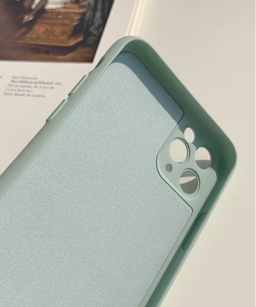 ammy.（エイミードット）の「【 ammy. / エイミードット 】 パステルカラー ＆ ダスティーカラー シンプル ソフト マット iPhone ケース  ( iPhone 7 / 8 / SE / 11 / 11Pro / 12 / 12mini / 13 / 13Pro / 14 / 14pro 対応)（スマホケース/カバー・レディース・パープル/ピンク/アイボリー/ライトグレー/ライトグリーン/ブルー/ブラック/ネイビー/グレイッシュブルー/ボルドー/ベージュ/モスグリーン・C/D/E/F/A/B/G/H/I/K/J/N）」の14枚目の写真