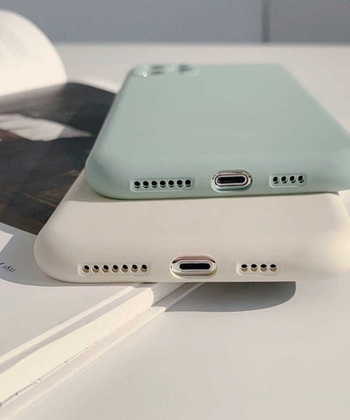 ammy.（エイミードット）の「【 ammy. / エイミードット 】 パステルカラー ＆ ダスティーカラー シンプル ソフト マット iPhone ケース  ( iPhone 7 / 8 / SE / 11 / 11Pro / 12 / 12mini / 13 / 13Pro / 14 / 14pro 対応)（スマホケース/カバー・レディース・パープル/ピンク/アイボリー/ライトグレー/ライトグリーン/ブルー/ブラック/ネイビー/グレイッシュブルー/ボルドー/ベージュ/モスグリーン・C/D/E/F/A/B/G/H/I/K/J/N）」の17枚目の写真